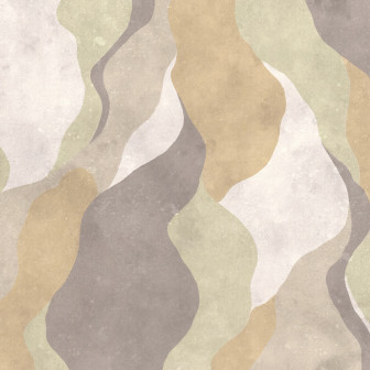 Flowing Forms, Pastel, Rebel Walls