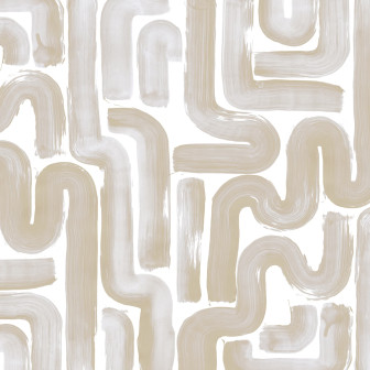 Drape Brush, Beige, Rebel Walls