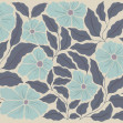 Bold Abstract Flower, Blue, Rebel Walls