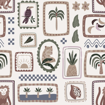 Jungle Frames, Vintage, Rebel Walls