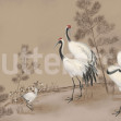 Whispering Cranes, Beige, Rebel Walls