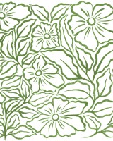 Ink Flowers, Green, Rebel Walls