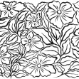 Ink Flowers, Black, Rebel Walls