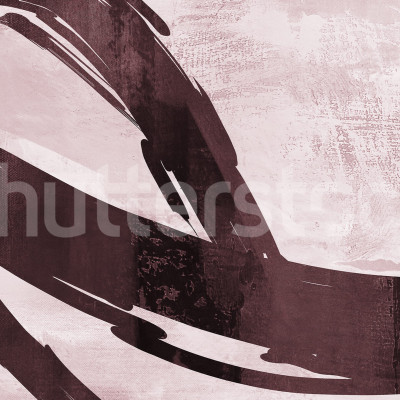 Tapet decorativ cu design abstract in nuante burgunde