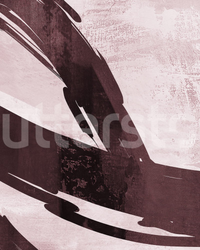 Tapet decorativ cu design abstract in nuante burgunde