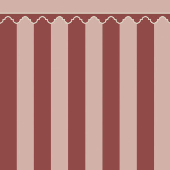 Stripe Chateau, Pink, Rebel Walls