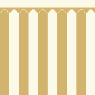 Stripe Chateau, Yellow, Rebel Walls