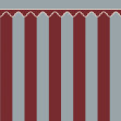 Stripe Chateau, Red, Rebel Walls