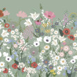 Playful Meadow, Green, Rebel Walls