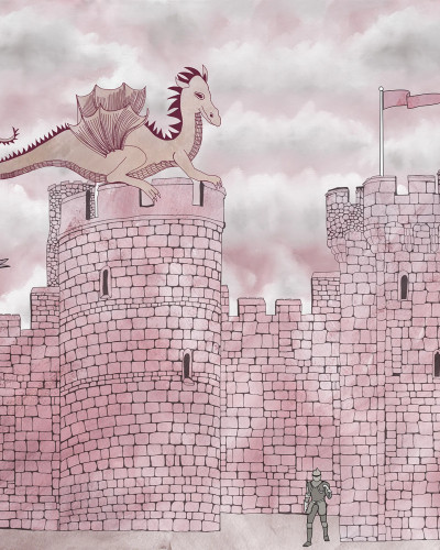 Dragon Castle, Pink, Rebel Walls