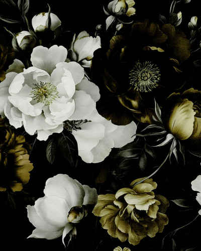Bouquet of Roses, Yellow, Rebel Walls