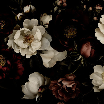 Bouquet of Roses, Vintage, Rebel Walls
