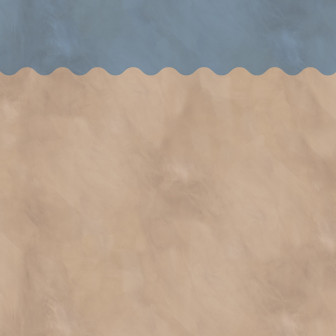 Tapet decorativ cu model valuri albastre