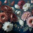 Bouquet in Bloom, Blue, Rebel Walls