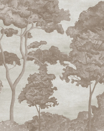 Tree Parade, Beige, Rebel Walls