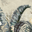 Tropical Leaves, Beige, Rebel Walls