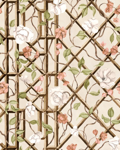 Garden of Secrets, Light Pink, Rebel Walls