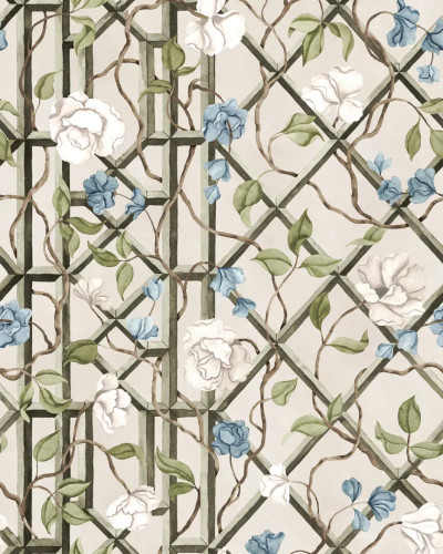 Garden of Secrets, Blue, Rebel Walls