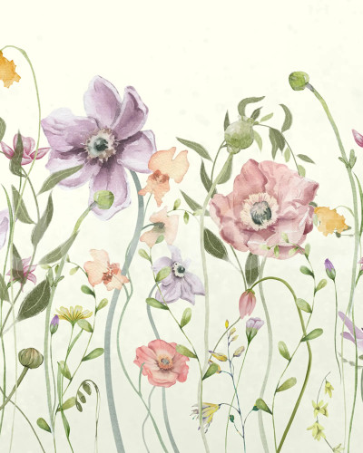 Spring Garden, Pink, Rebel Walls