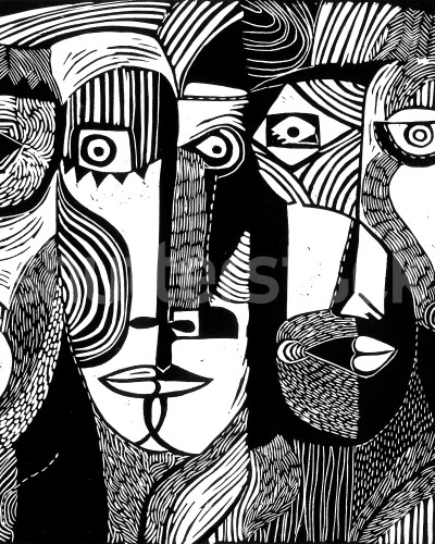 Artistic Faces, Graphite, Rebel Walls