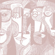 Artistic Faces, Pink, Rebel Walls