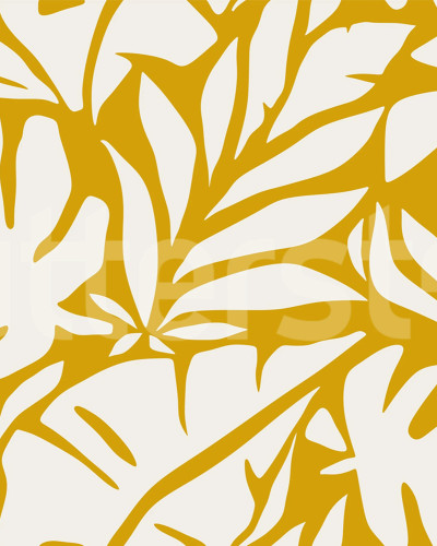 Floral Expression, Yellow, Rebel Walls