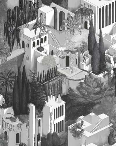 Tapet Toledo Graphite