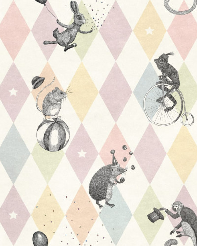 Circus Corner, Pastel, Rebel Walls