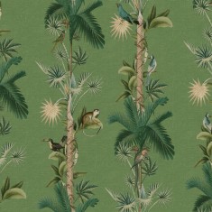 Tapet pentru copii, Monkey Island, Tropical, Rebel Walls, 5 mp / rola