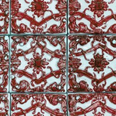 Tapet Artisan Tiles, Indian Red, Rebel Walls, 5 mp / rola