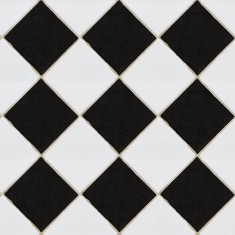 Tapet Checkered Tiles, Black & White, Rebel Walls, 5 mp / rola