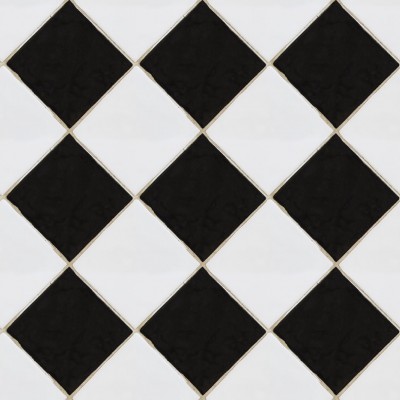 Tapet Checkered Tiles, Black & White, Rebel Walls, 5 mp / rola, Tapet bucătărie 