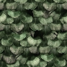 Tapet Petite Peackock Plumage, Jade, Rebel Walls, 5 mp / rola