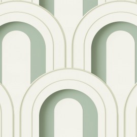 Tapet Arch Deco Bijou, Soft Green, Rebel Walls, 5 mp / rola