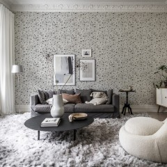 Tapet Terazzo, Stone Grey, Rebel Walls, 5 mp / rola