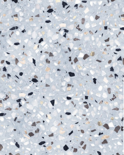 Tapet Terazzo Ocean Blue - design modern și elegant, cu un model unic, potrivit pentru orice cameră.