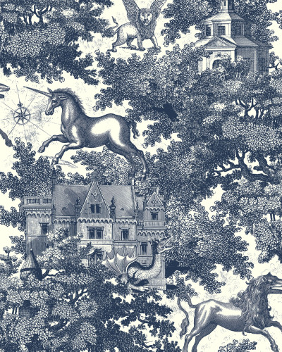 Fairy Tale Castle, Blue, Rebel Walls, 5 mp / rola