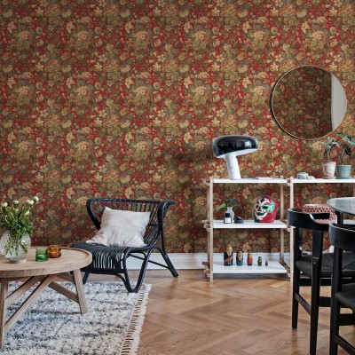 Tapet Vintage Garden cu model floral vintage