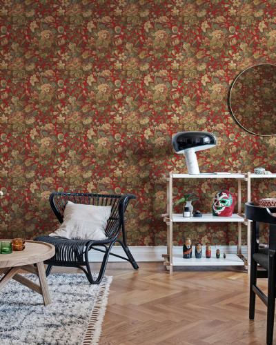 Tapet Vintage Garden cu model floral vintage