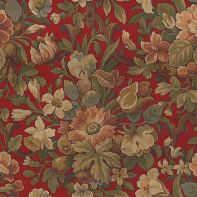 Tapet Vintage Garden cu model floral vintage