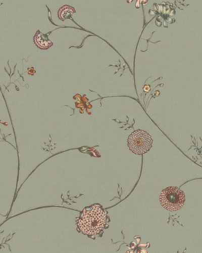 Tapet floral cu design delicat