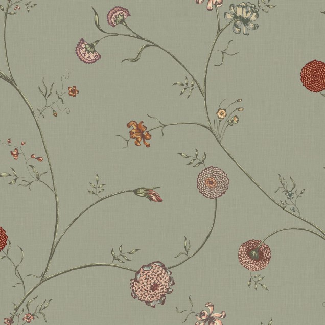 Tapet floral cu design delicat