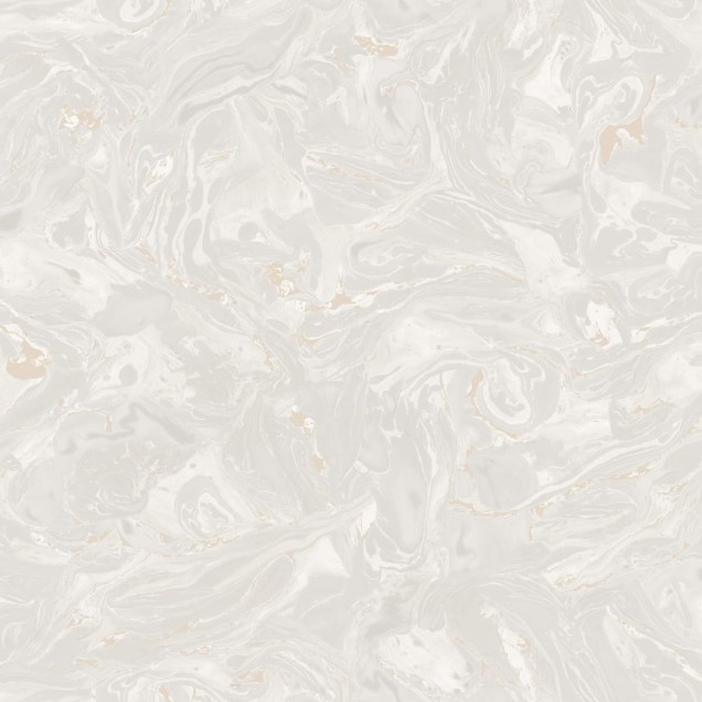 Tapet lavabil gri deschis cu model de marmură, perfect pentru un dormitor elegant