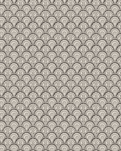 Tapet lavabil cu design clasic gri-negru