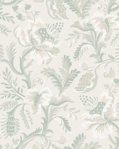 Tapet floral pastel, design clasic, modernizat, ideal pentru dormitoare, livinguri sau birouri
