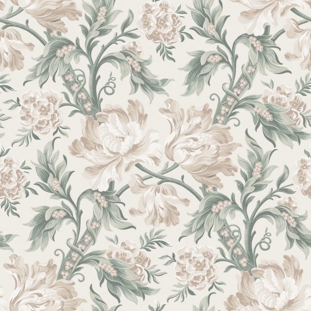 Tapet cu model floral delicat, ideal pentru dormitoare, livinguri sau holuri.