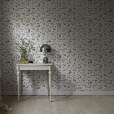 Tapet floral cu flori mici, Adelaide Blush