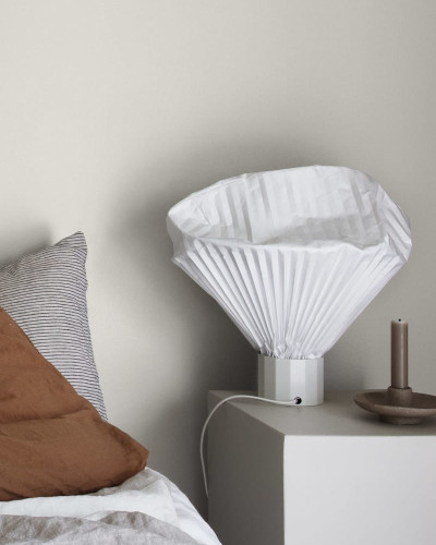Linne White - tapet lavabil cu design minimalist
