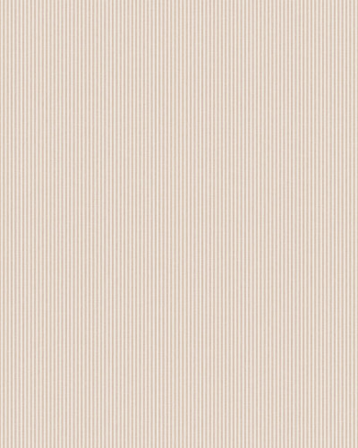 Tapet lavabil cu dungi fine, intr-o nuanta calda de terracotta, perfect pentru a crea un aspect modern si relaxant in casa ta.