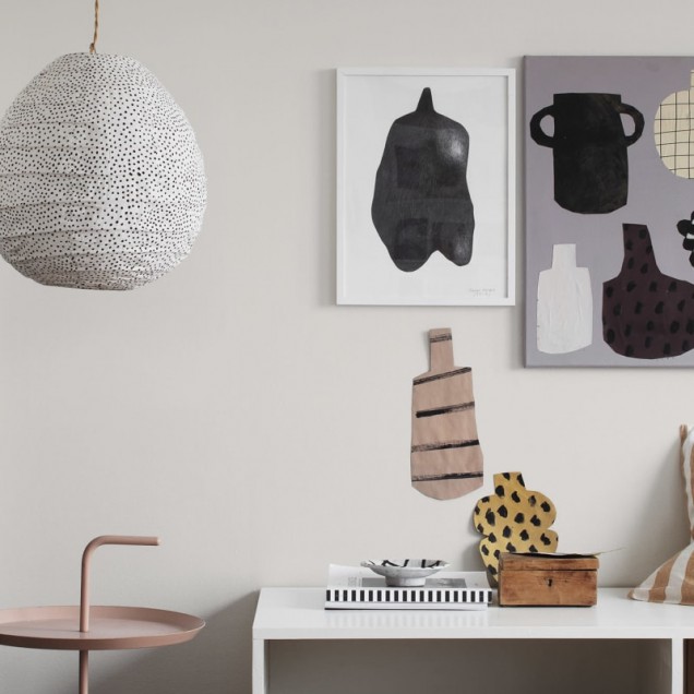 Tapet lavabil cu design abstract în nuanțe neutre, perfect pentru decorarea unui dormitor modern.